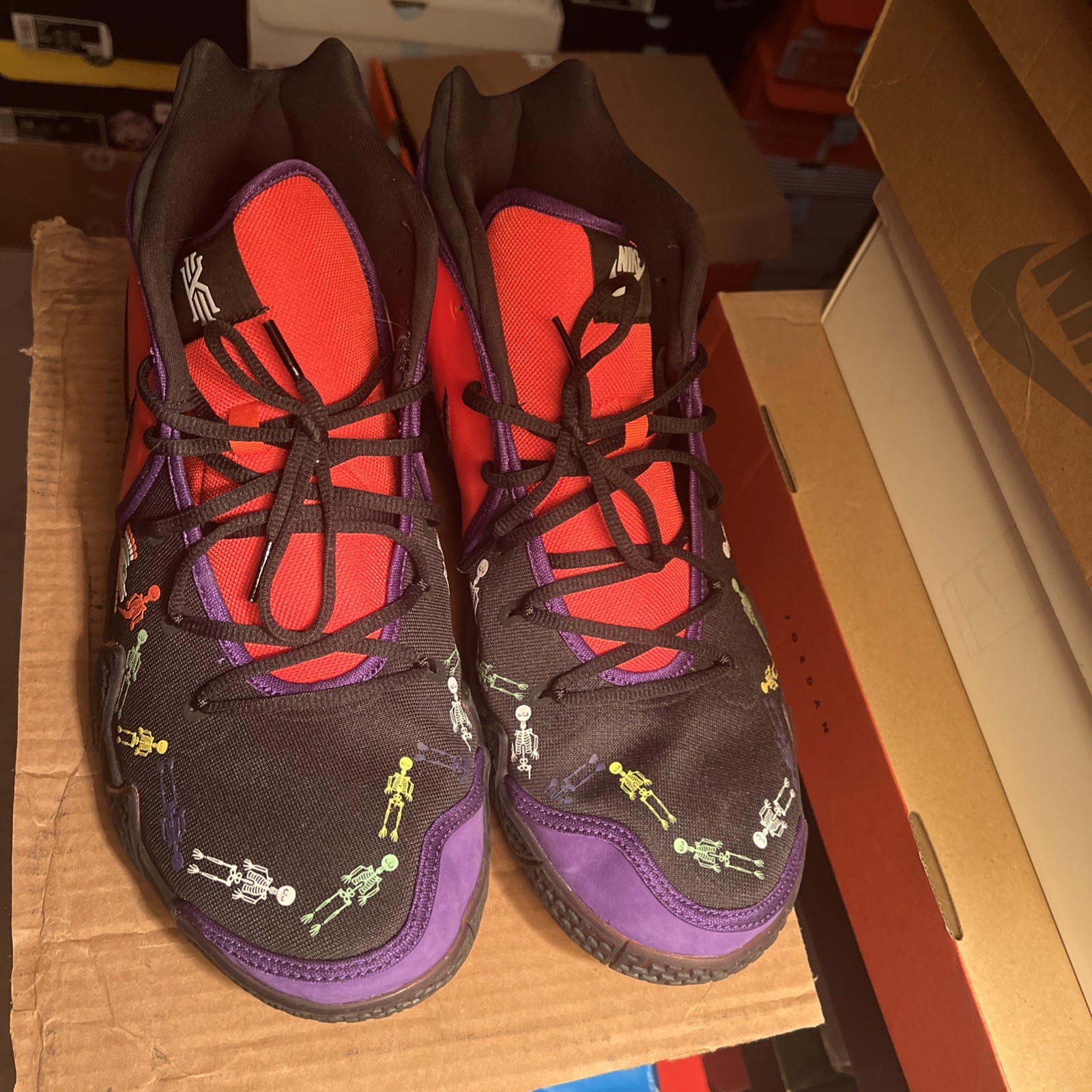 Size 16- Nike Kyrie 4 PE Day of the Dead read description  thumbnail 3