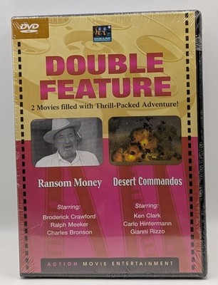 Ransom Money & Desert Commandos DVD Double Feature Movie NEW SEALED