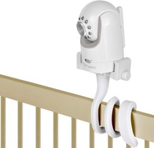 Baby Monitor Mount Camera Shelf Universal Holder for Crib or Furniture White