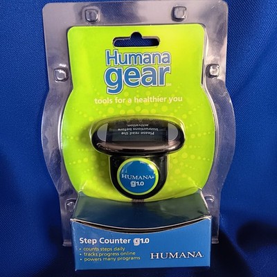 Humana Gear Step Counter g1.0 Daily Pedometer Counts Steps Daily Track Progress