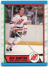1989-90 O-Pee-Chee #243 Ken Daneyko New Jersey Devils