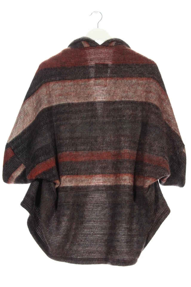 ELSEWHERE Poncho Donna Maglione Taglia IT 44 marrone-rosso stile casual - Immagine 2 di 4