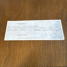 JEFFERSON STARSHIP Check AUTOGRAPHED by Pete Sears