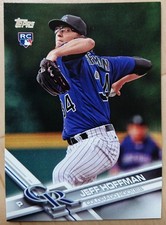 Jeff Hoffman 2017 Topps Series 1 #335 MLB Rookie Card, Colorado Rockies, NM NNC. rookie card picture