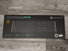 Keychron K5 Ultra 8K Full Size Low Profile Wireless Keyboard Milk POM Brown New