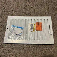 NEW, Sealed EZ-FLO 14 in. x 8 in. White 2-Way Steel Wall/Ceiling Register