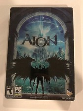 Aion - NEW, PHYSICAL STEELBOOK PC MMORPG, 2009 SEALED