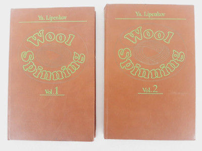 Wool Spinning in two Volumes by Ya. Lipenkov, Mir publishers, 1983, Hardcover