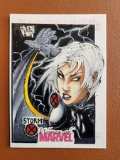 Storm 2007 Rittenhouse Women of Marvel Sketch Card by Julio NAR X-men