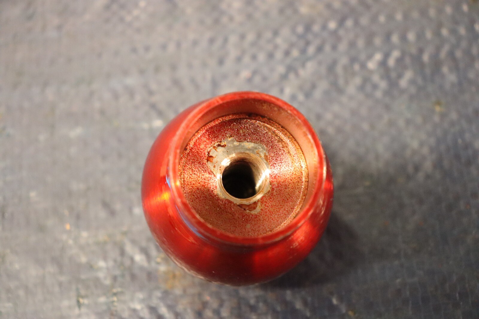 2014 MITSUBISHI LANCER EVOLUTION X AFTERMARKET SHIFT KNOB *SCRATCHES