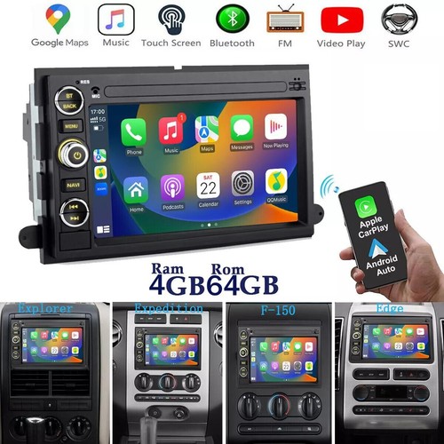 For Ford F150 2004-2008 Mustang 2005-2009 Android 13 Player Car Stereo Radio GPS - Picture 4 of 19