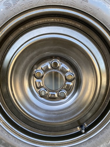 2013-2020 Ford Fusion Emergency Spare Tire Wheel Compact Donut T125/80R16 OEM - Picture 13 of 18