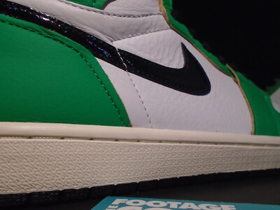 NIKE AIR JORDAN 1 RETRO HIGH OG CELTICS LUCKY GREEN OFF WHITE