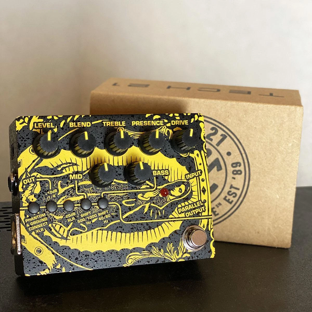Tech 21 Sansamp Bass Driver Di-J Luna Sea Model Safe Shipping From Japan