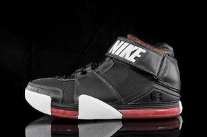 2004 Nike Zoom LeBron 2 II Black Red 