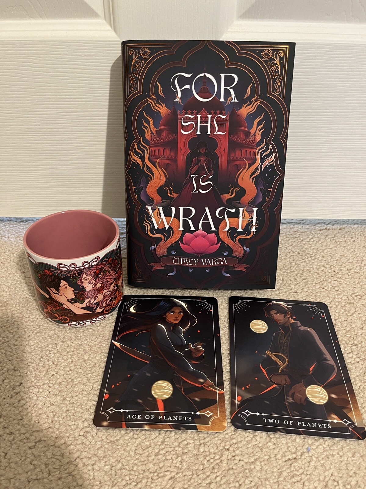 Fairyloot November YA 2024 For She is Wrath + Crimson Moth Mug KristenCiccarelli
