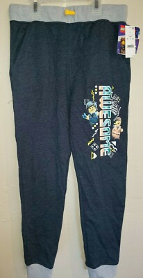 boys NEW NWT blue LEGO SWEATS SWEATPANTS MSRP 17.99 STILL AWESOME school wear 