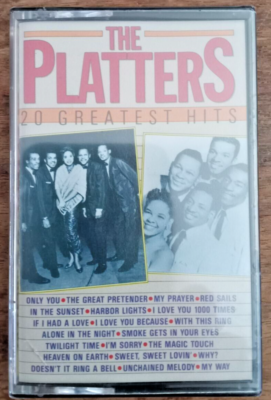 Vintage 1990 The Platters 20 Greatest Hits Cassette Tape- NEW