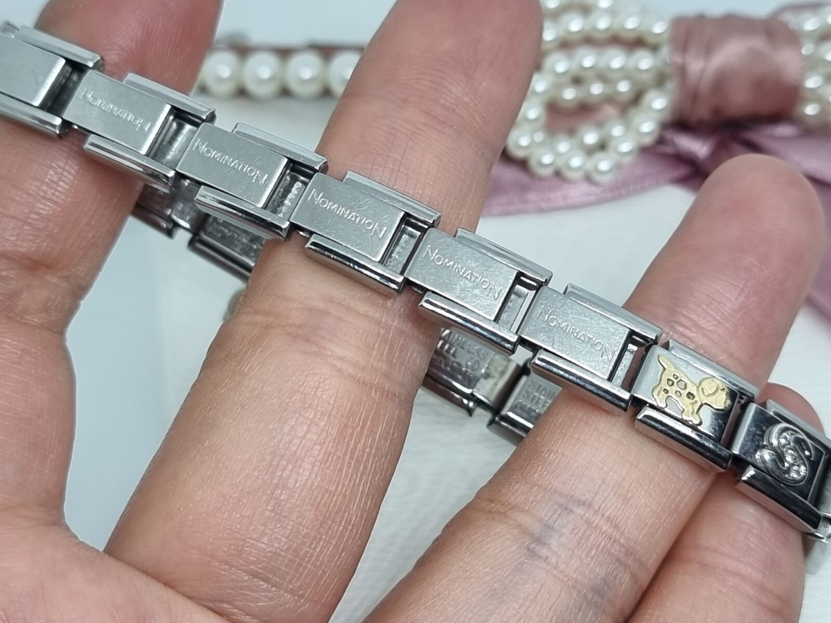 Genuine Nomination Italy Bracelet 18 Modular Pieces 💕 | eBay