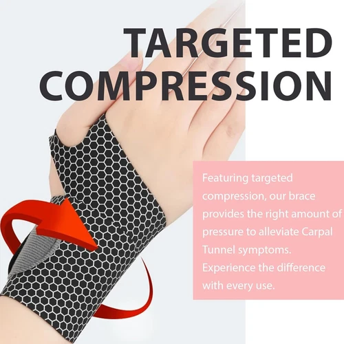 Ultra-Thin Wrist Brace Support for Carpal Tunnel, Pain Relief Arthritis Fitness - Bild 6 von 22