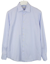 SUITSUPPLY Custom Made Slim Fit Formal Shirt Men's 39 / 15 1/2 Pinstriped