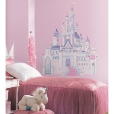 DISNEY PRINCESS CASTLE Giant Wall Mural Stickers Room Decor Decals Decoration RM