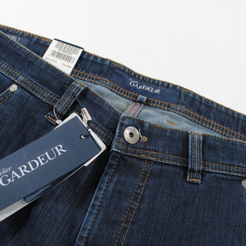 Atelier Gardeur NWT Jeans Size 44 x 32 US In Dark Blue Denim Nigel 1  Regular Fit | eBay