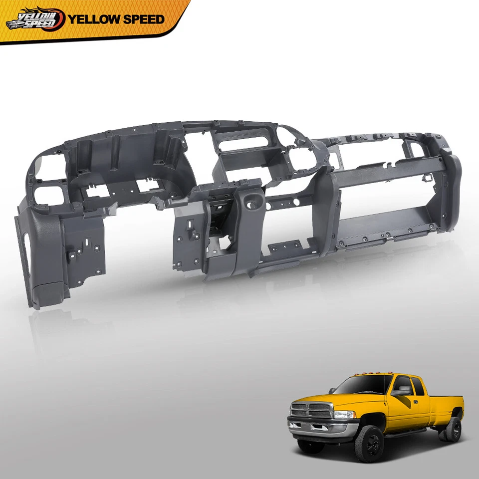 Ajuste para Dodge Ram 1998-2001 tablero núcleo estructura marco montaje gris Foto 2 de 4