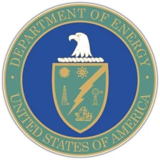 US Department of Energy DOE Seal USA Car Bumper Vinyl Sticker Decal 4.6"
