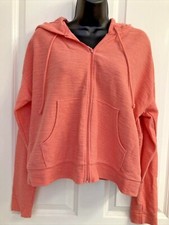 Old Navy Peach Boyfriend Hooded Sweatshirt M