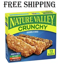 Nature Valley Crunchy Granola Bars Variety Pack 12 Bars 8.94 OZ 6 Pouches