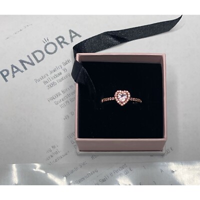 Pandora Ring Sparkling Elevated Heart Gr. 54