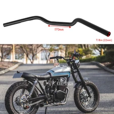 7/8" 22mm Handlebar Drag Bar Low Rise Tracker For Honda CB 250 450 650 700 750