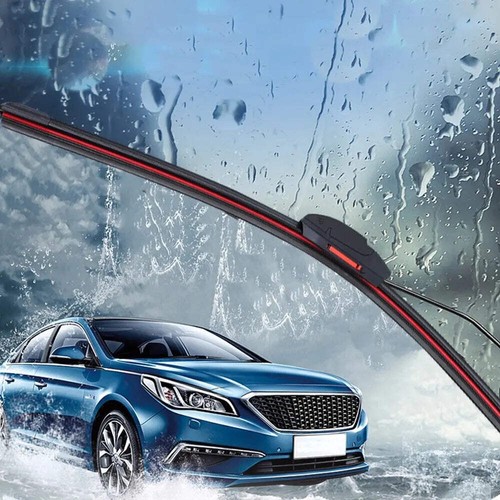 Universal Car Windshield Wiper Blades Double Layer Soft Rubber Automotive Replac