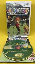 📦 Kidz Sports: Crazy Golf (Nintendo Wii, 2008 w/ Manual, Tested Works Great)