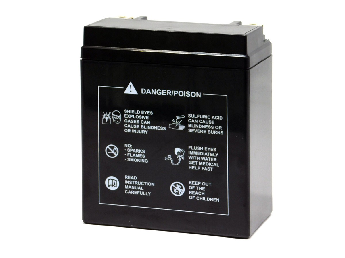 YB12A-A Motorradbatterie 12V 12Ah – Passend Für Honda Shadow 500 1983-1986 Uvm.