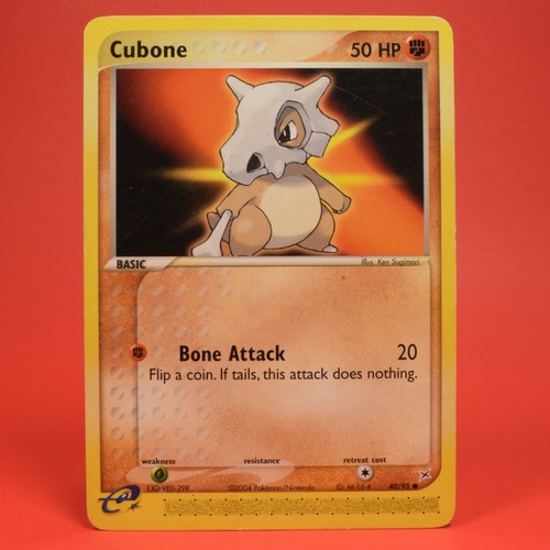 Pokemon Tcg English Card Team Aqua Vs Team Magma Cubone 40 95 Common Ebay