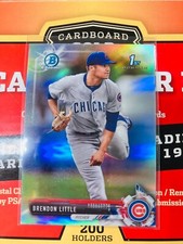 BRENDON LITTLE 2017 Bowman Chrome Draft REF BDC-188 Cubs V303