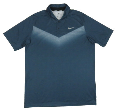 NWOT Nike Dri Fit Golf Stretch Swoosh Logo Short Sleeve Polo Athletic Shirt L