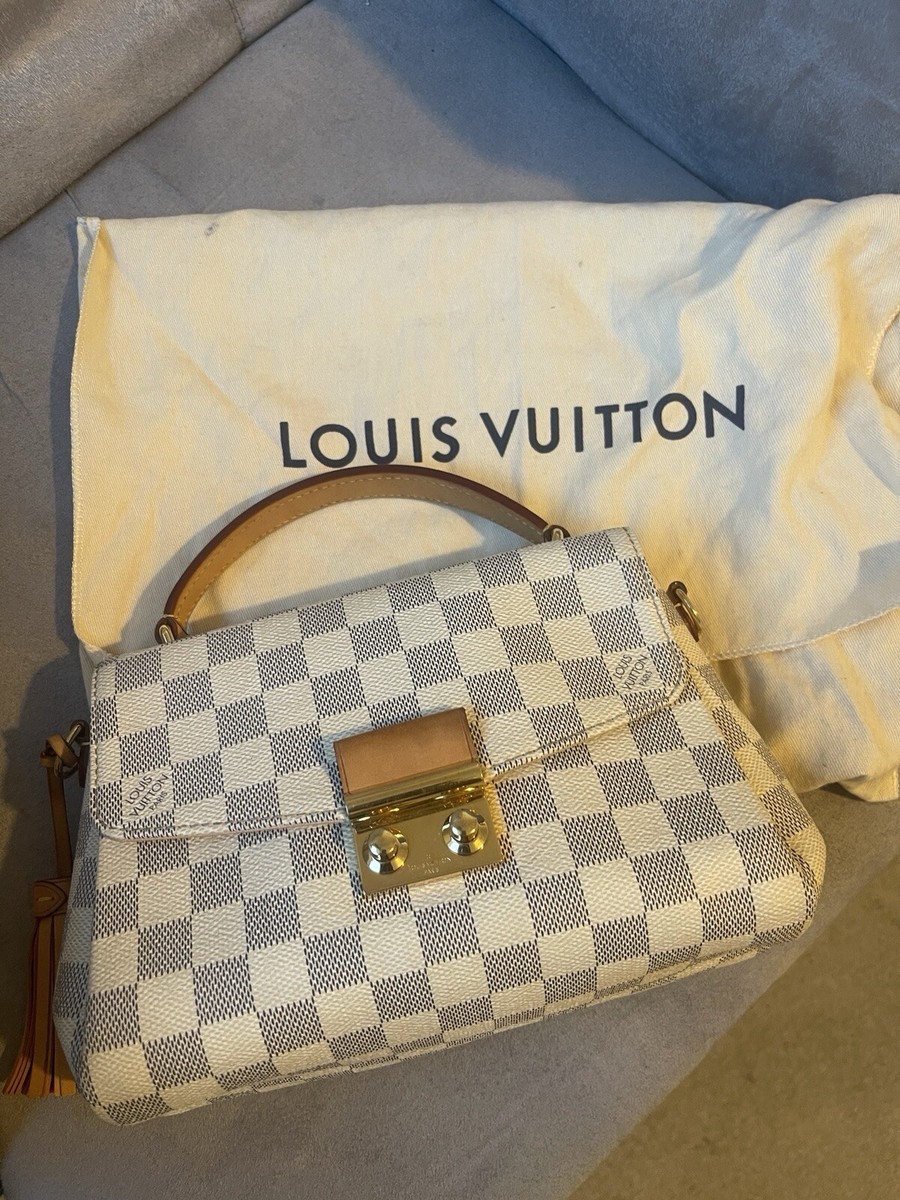 Louis Vuitton Croisette Damier Azur Canvas Crossbody Bag – Strap - Main Image