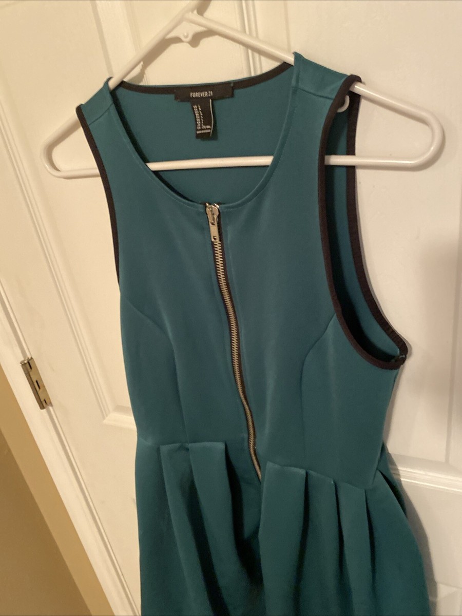 forever 21 dark green dress dark green flowy mini dress from Forever 21, open