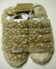 Paws Fawn Design Slippers, Size M-L, Ladies, Brand New