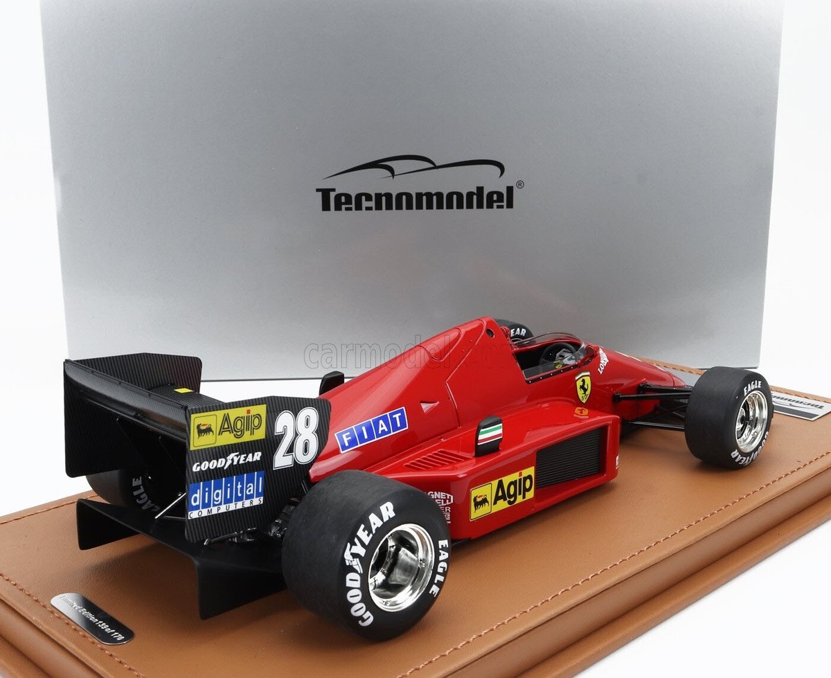 Tecnomodel FERRARI F1 F1/86 BRAZILIAN GP 1986 JOHANSSON #28 1/18
