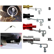 Turbo Sound Whistle Muffler Exhaust Pipe BOV Turbocharger Simulator Whistler