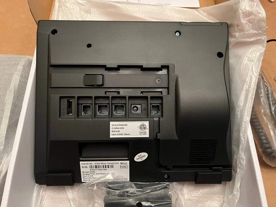 Mitel 6390 50006795 Single Line Analog Phone w/power *Brand New In Original Box* - Image 3 of 4