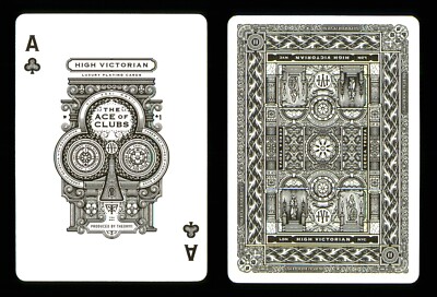 1 x Spielkarte Theory11 High Victorian - Ace of Clubs ZT 39