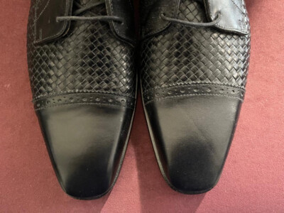 Saks Fifth Avenue Classic Black Leather Derbys Prada Antiqued Leather Laced Derby Shoes | Saks Fifth Avenue main image 2