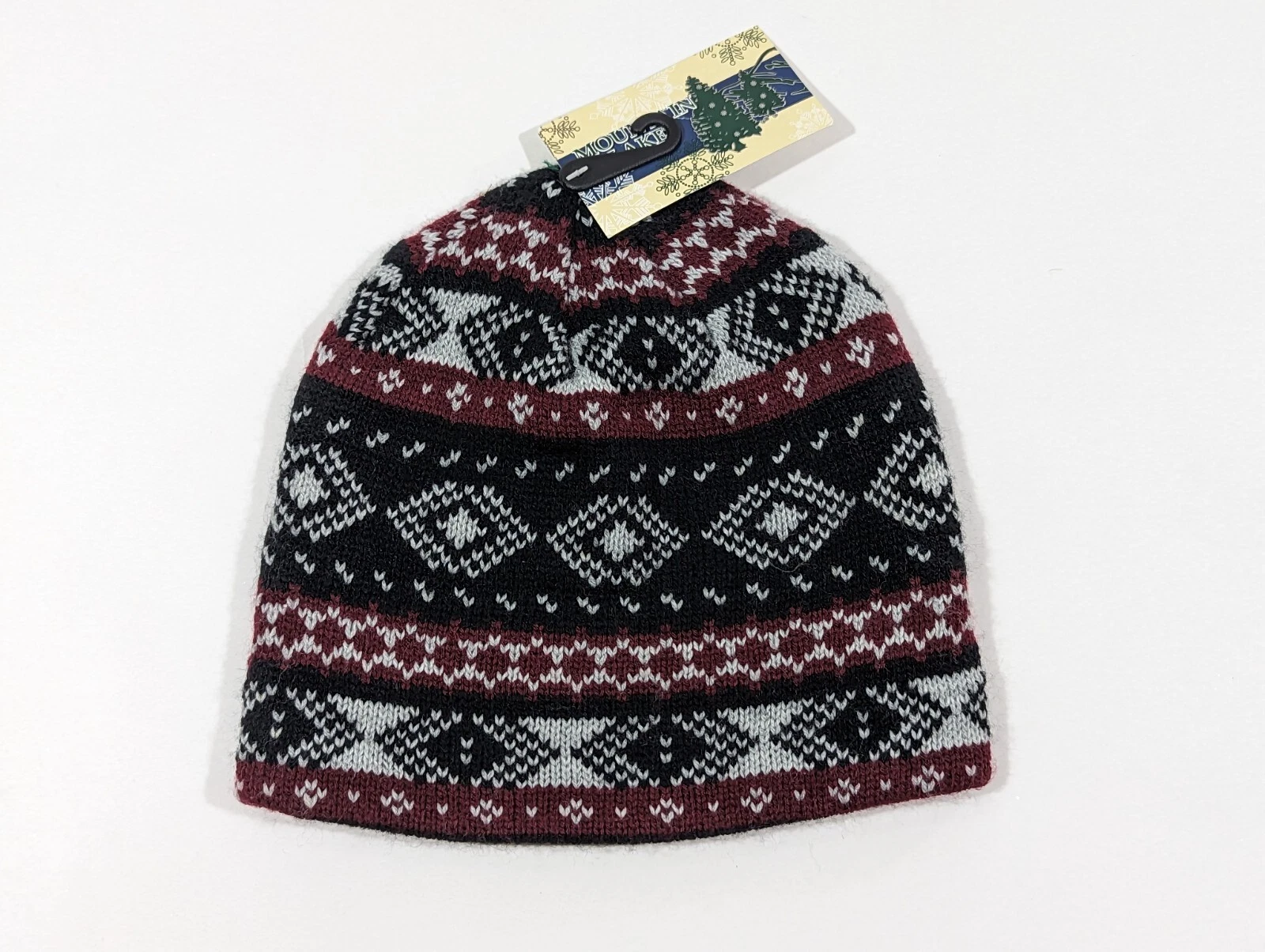Mountain Lake Men's Winter Knit Beanie One Size Double Layered NWT