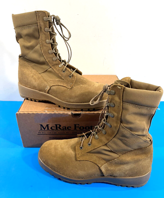 NEW 11.5 W McRAE FOOTWEAR 8189 Mil-Spec Hot Weather Coyote Boots