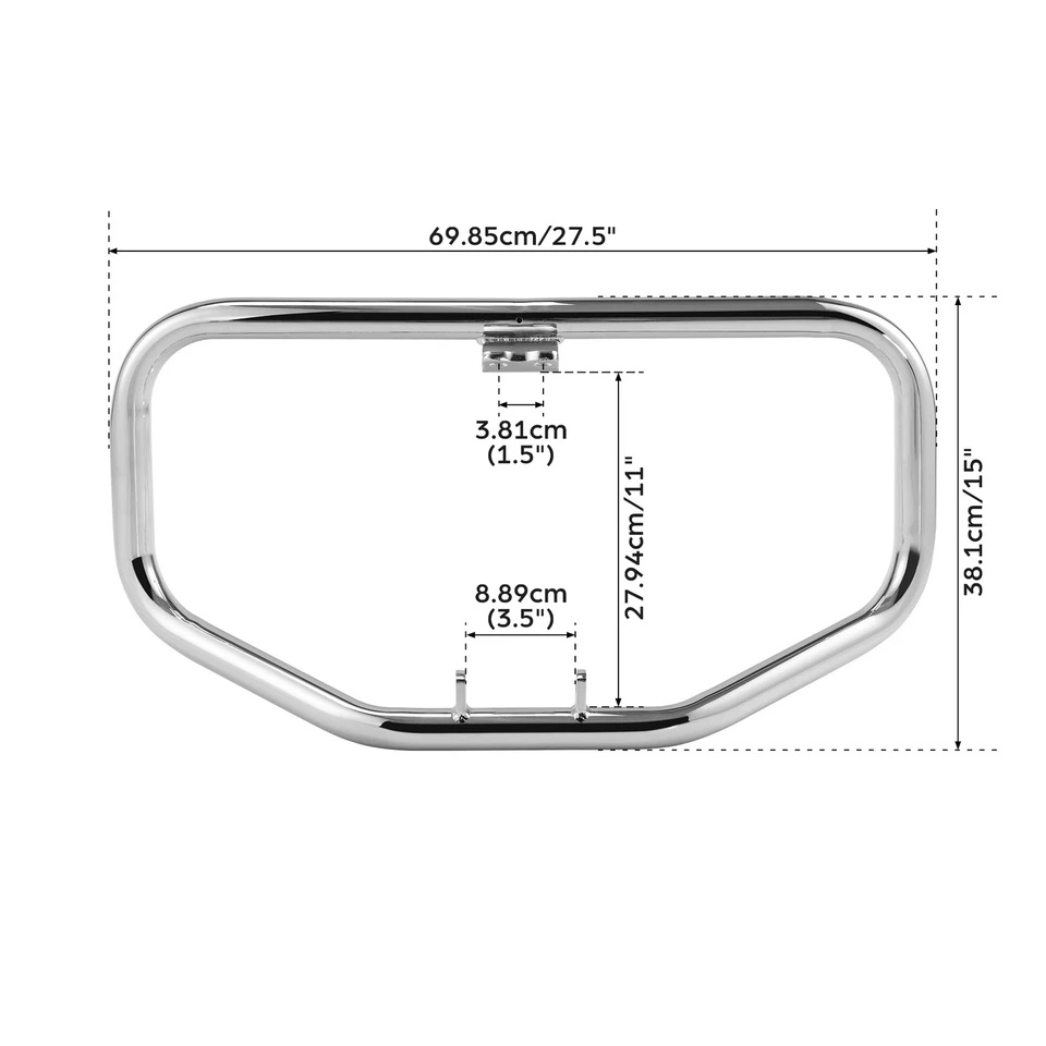 Barra de choque de protección de carretera del motor apta para Harley Sportster XL883 1200 personalizada 84-03 Foto 2 de 4